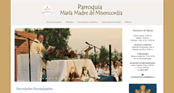 Desktop Screenshot of madredemisericordia.cl